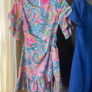 Lily Pulitzer romper wrapped dress